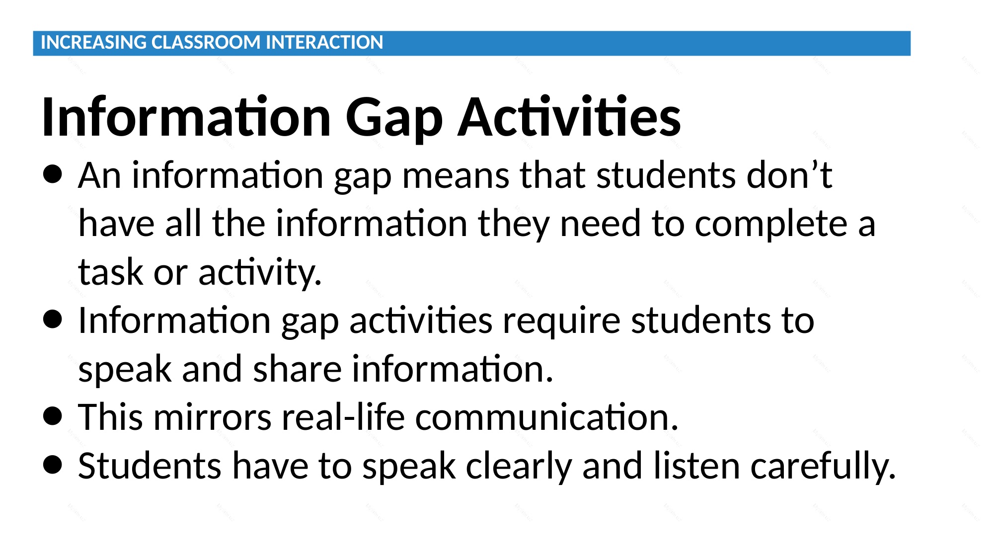 increasing classroom Interaction - Preview