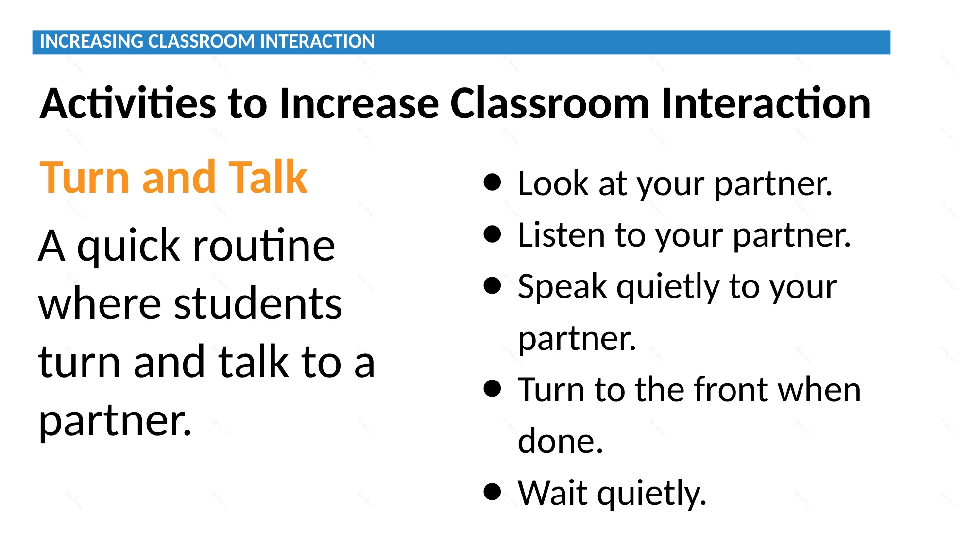 increasing classroom Interaction - Preview
